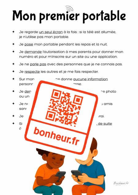 Poster à télécharger : Mon premier portable