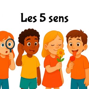 Poster à télécharger : Les cinq sens