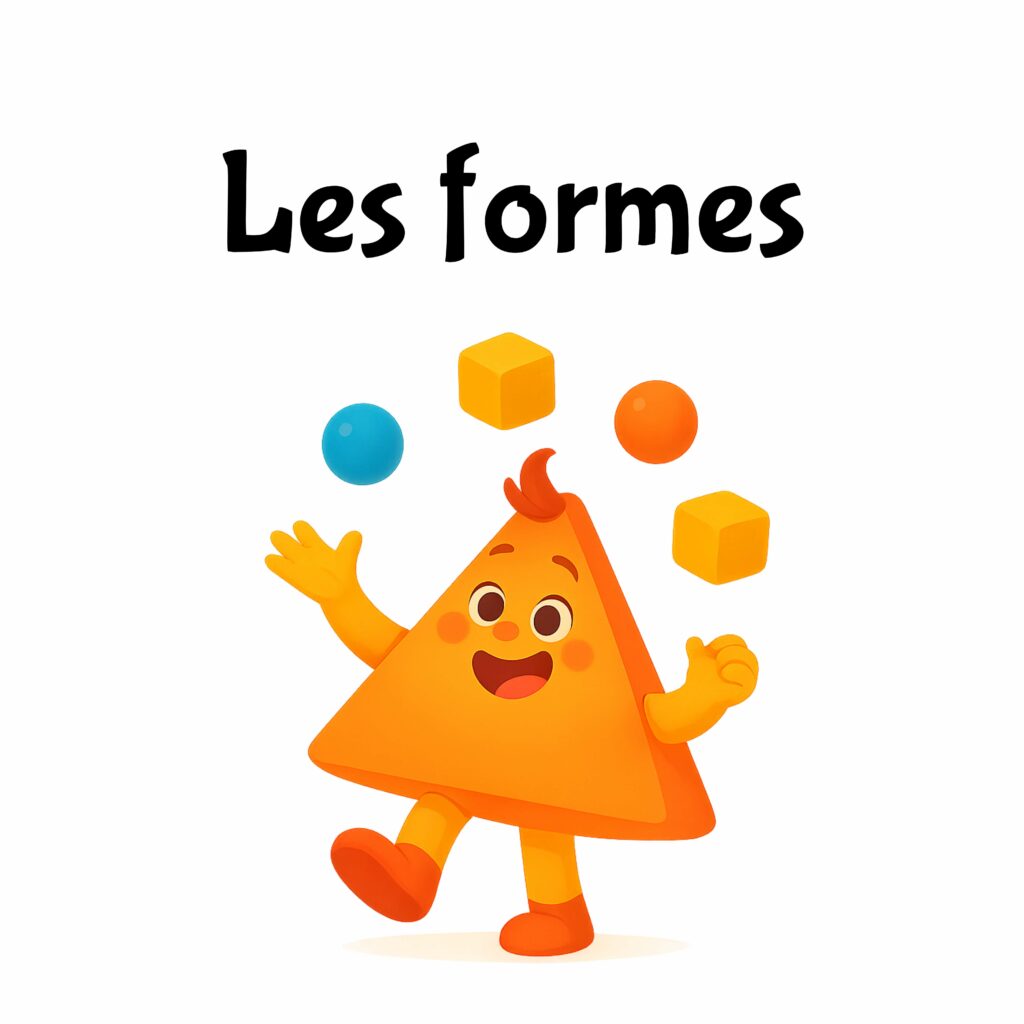 Découvrir les formes géométriques devient facile et amusant avec ce poster clair et éducatif !
