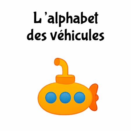 Poster à télécharger : L’alphabet des véhicules
