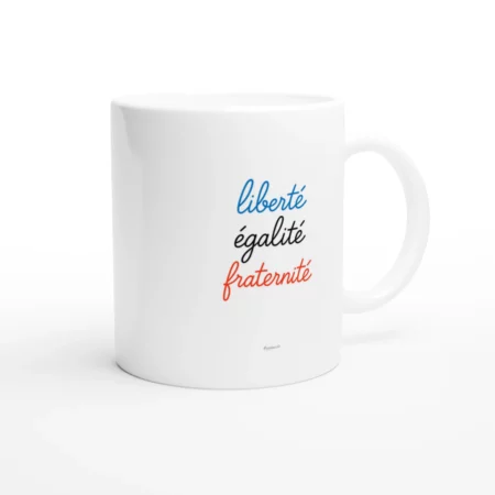 Mug en céramique « Liberté, Égalité, Fraternité » de 325 ml (11 oz) – Image 2