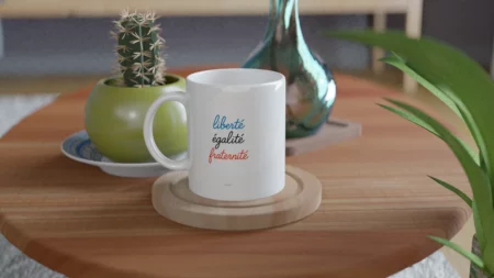 Mug en céramique « Liberté, Égalité, Fraternité » de 325 ml (11 oz) – Image 3