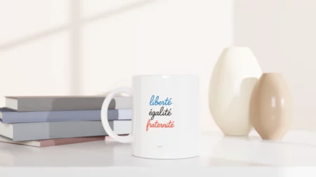 Mug en céramique « Liberté, Égalité, Fraternité » de 325 ml (11 oz) – Image 5